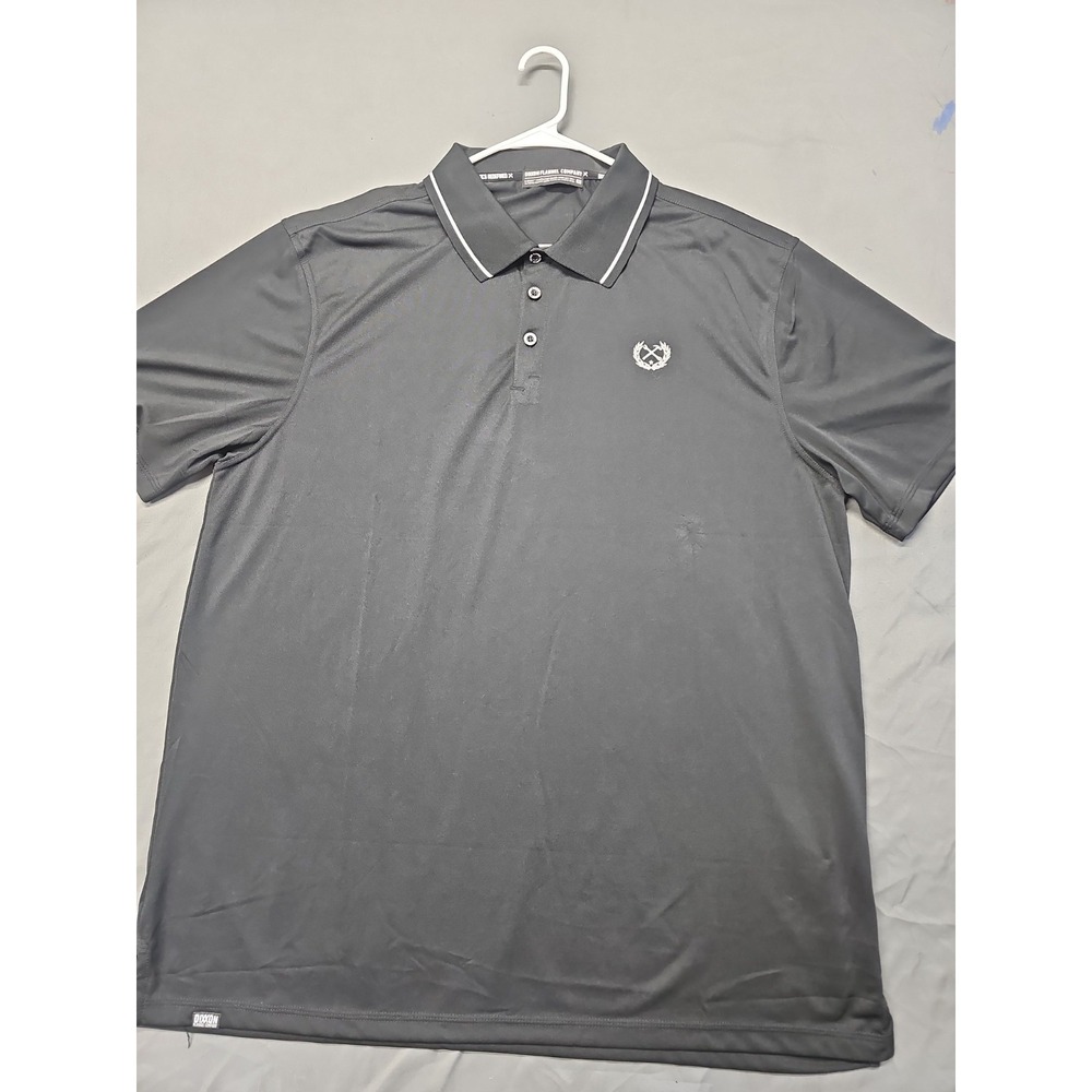 DIXXON FLANNEL Co "Mens Size 3X" Black Polo Shirt Embroidered Logo